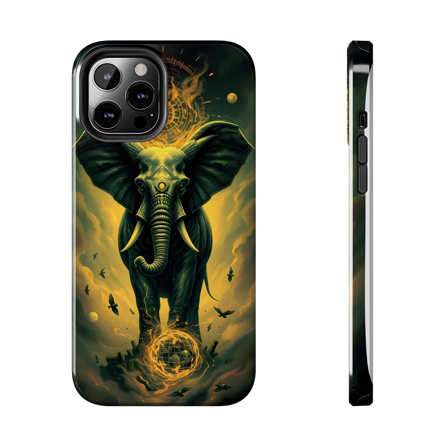 Majestic Elephant Clouds Tough Phone Case - Durable Protection with Bold Design - for iPhone
