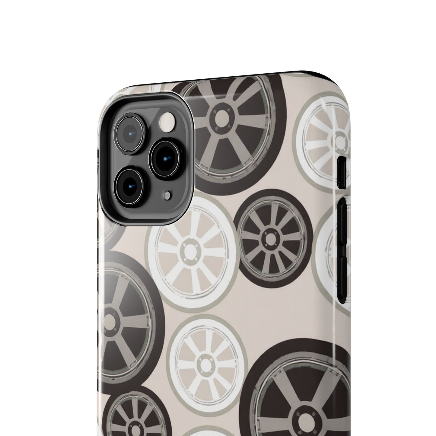 Racing Wheel Design Tough Phone Case – Durable Protection for Automotive Enthusiasts