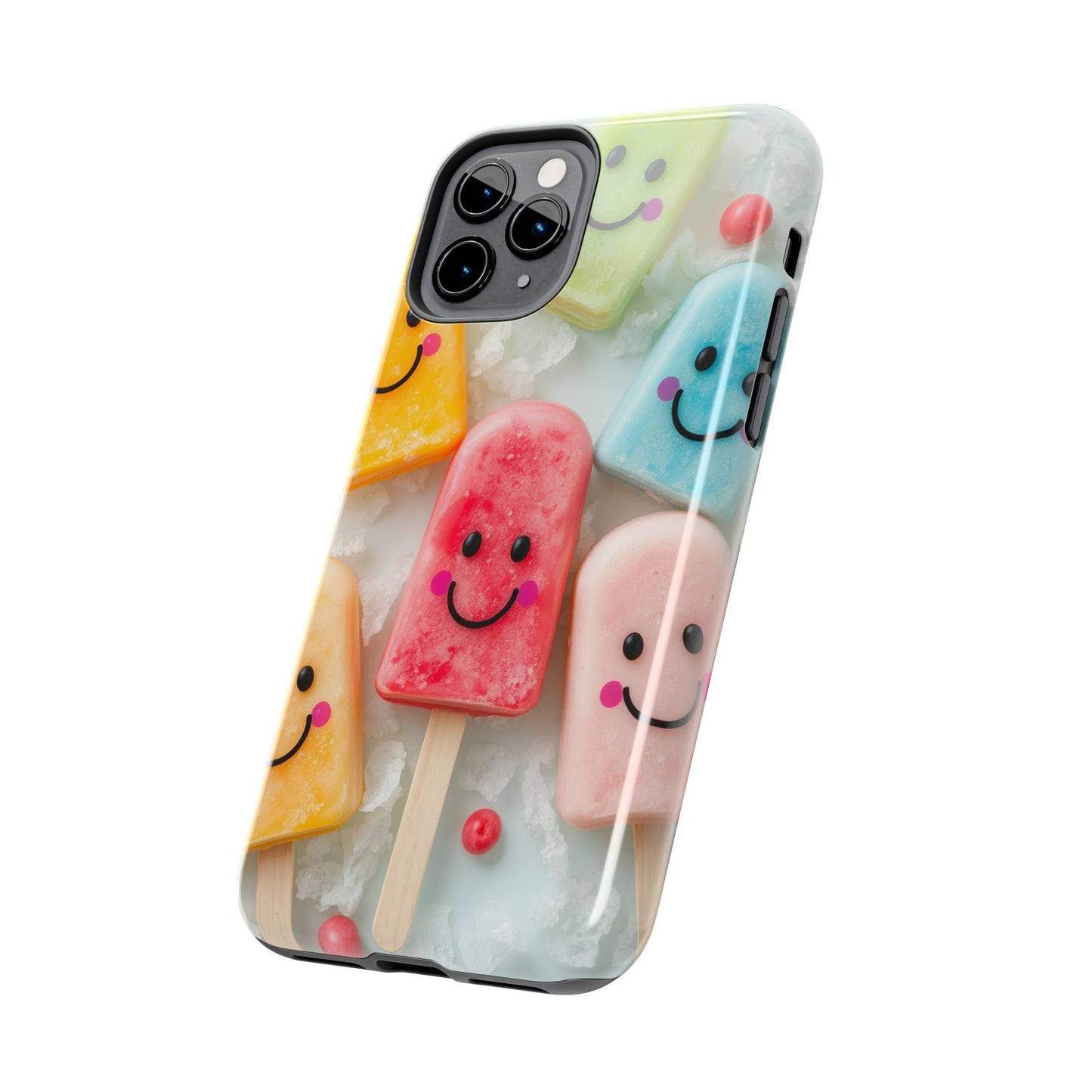 Cute Smile Popsicle Tough Phone Case - Fun Protection for Your Device