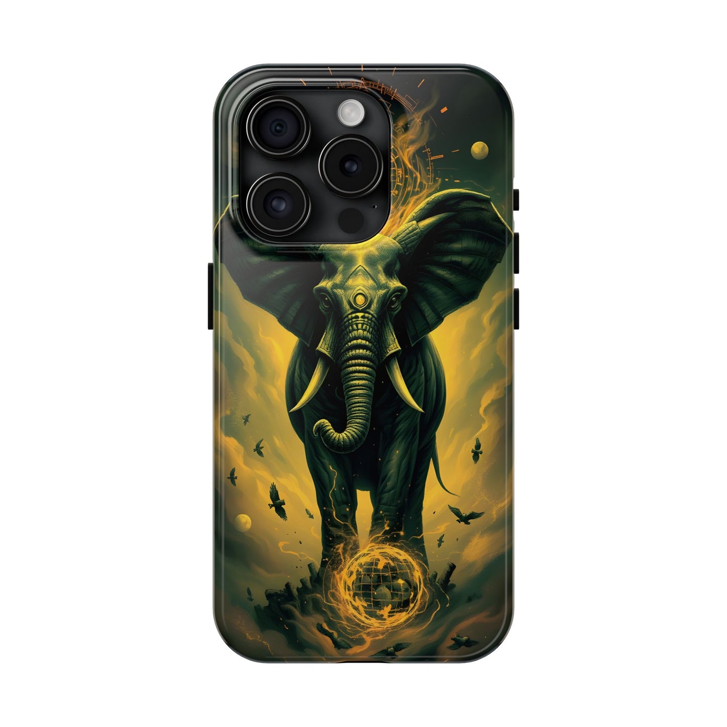 Majestic Elephant Clouds Tough Phone Case - Durable Protection with Bold Design - for iPhone