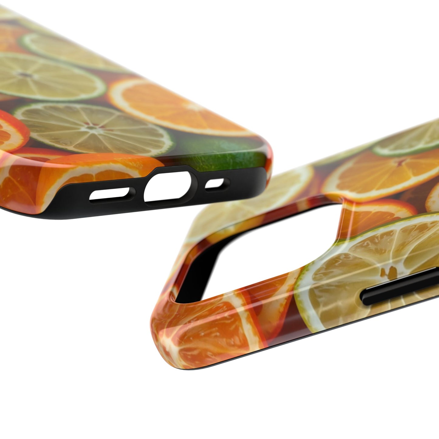 Citrus Slice Tough Phone Case – Vibrant Fruit Design for Summer Fun