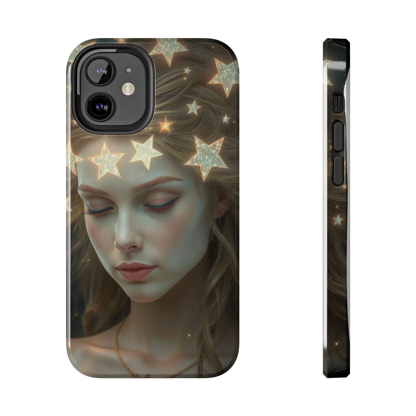 Celestial Dream Tough Phone Case - Artistic Starry Design for Style Enthusiasts