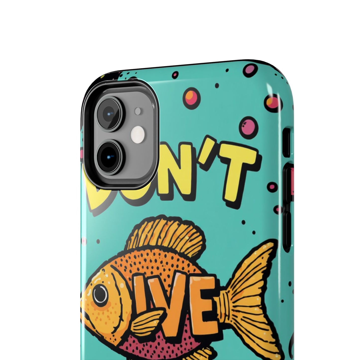 Catchy Fish-Themed Tough Phone Cases, Unique Gift for Fish Lovers, Durable Protection for Phones, Fun Aquatic Design, Ideal for Holidays