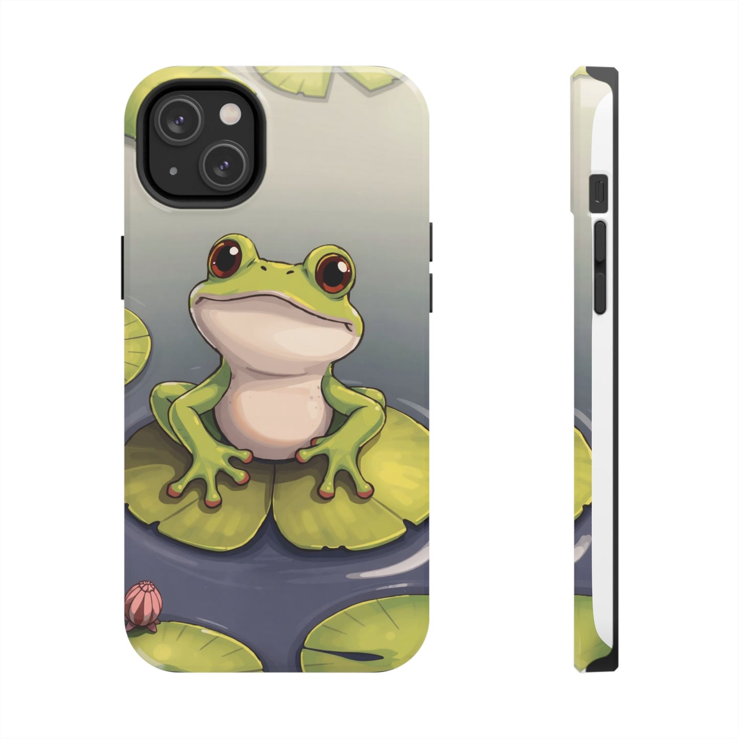 Cute Frog Tough Phone Case - Durable Protection with Nature Vibe