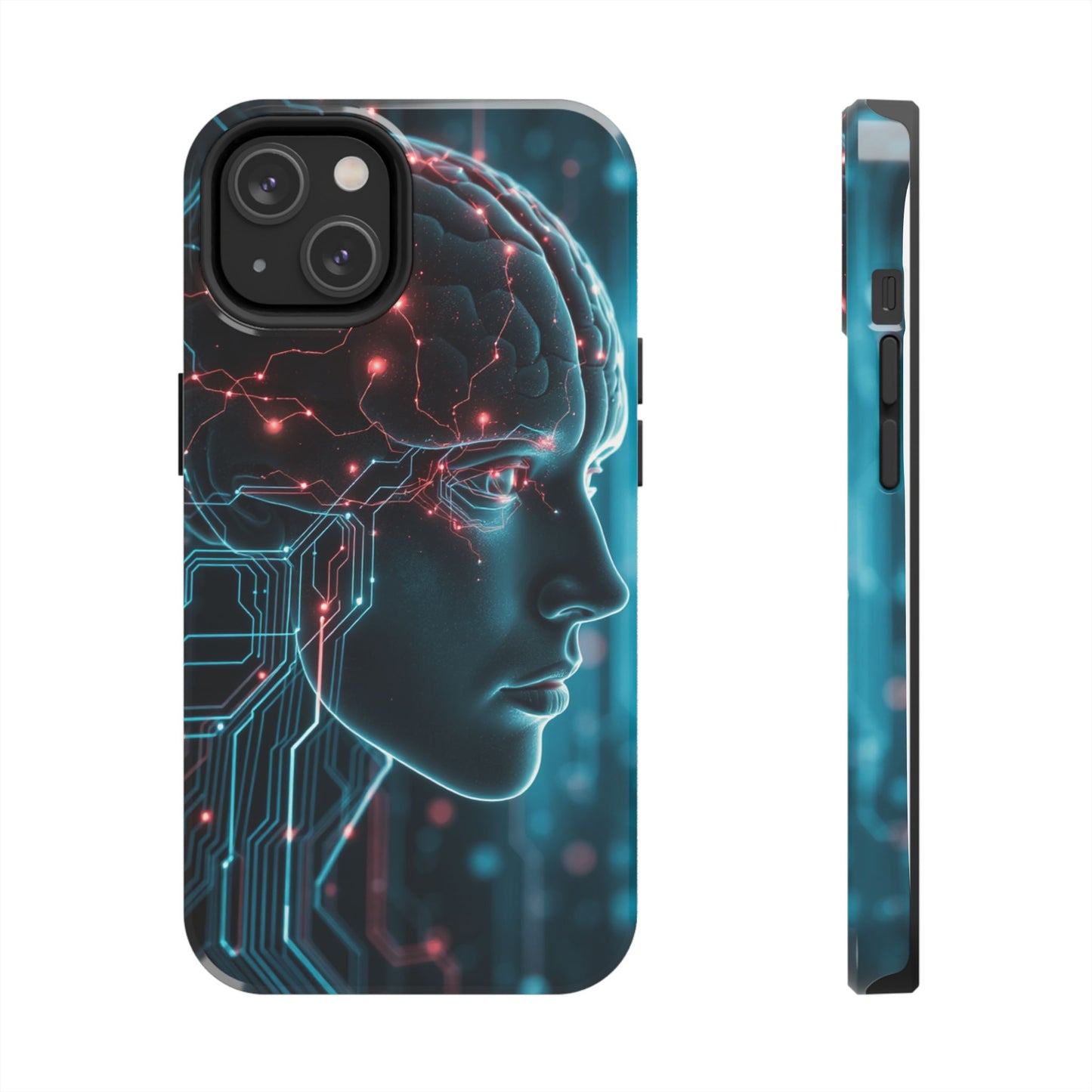 Futuristic Brain Design Tough Phone Case