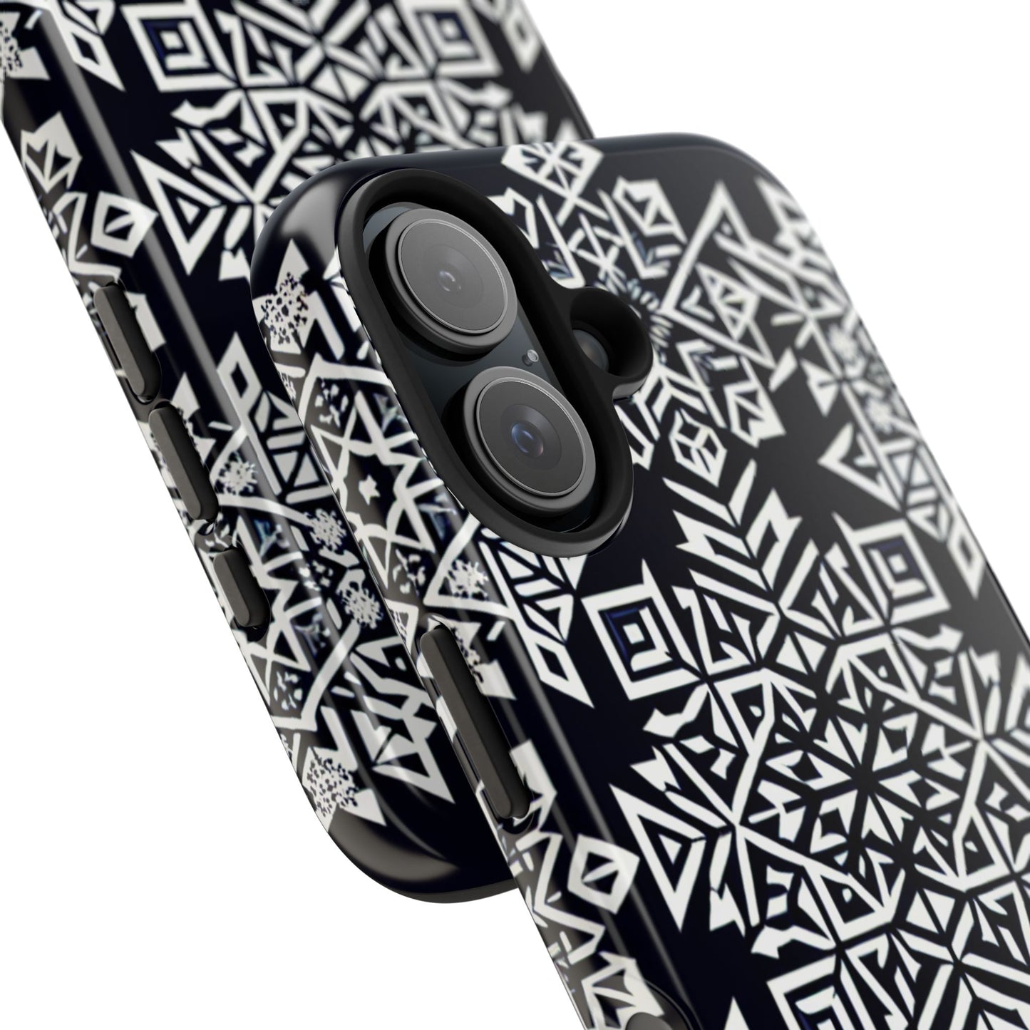 Winter Wonderland Tough Phone Case - Digital Snowflake - for iPhone