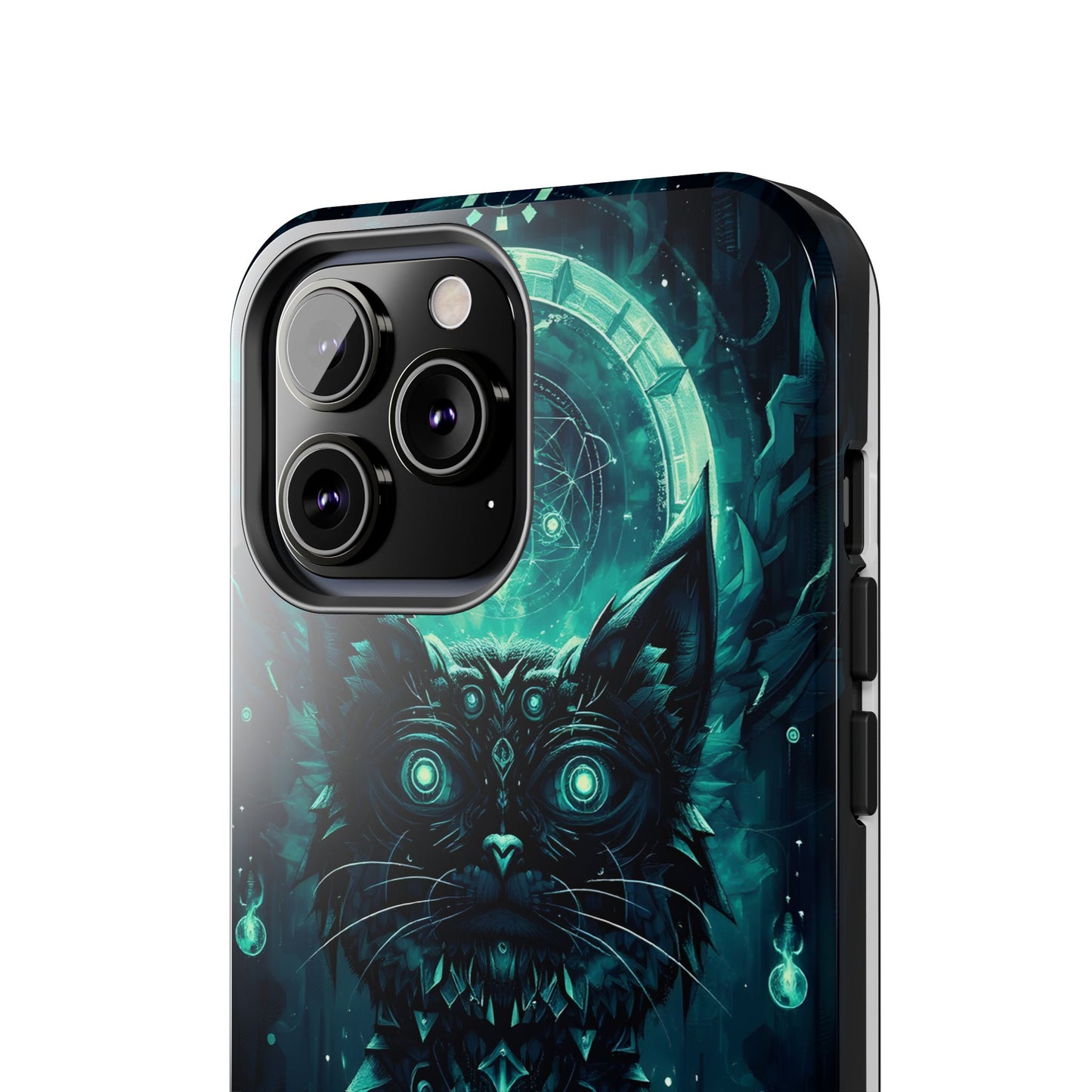 Mystical Dark Cat Phone Case - Tough Protective Cover for Cat Lovers - for iPhone