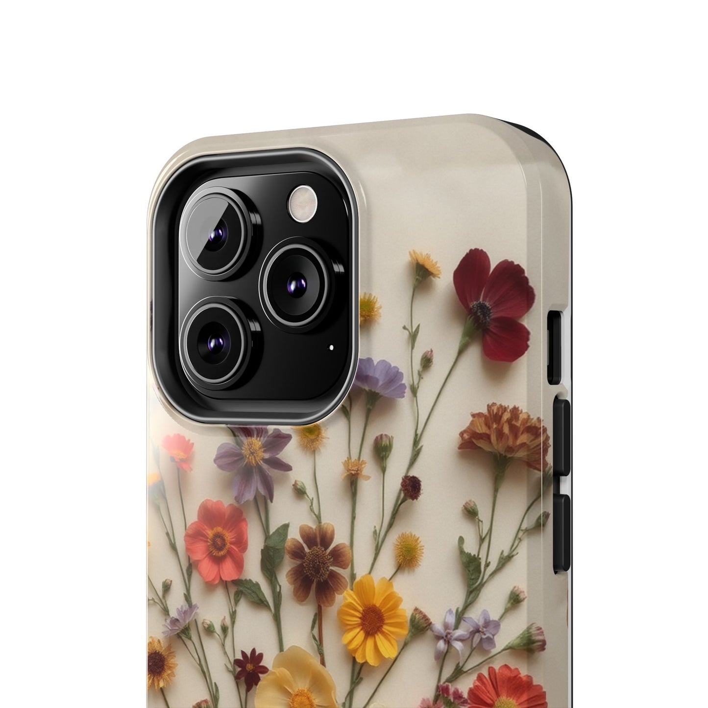 Floral Tough Phone Case - Durable Protection with Nature-Inspired Design