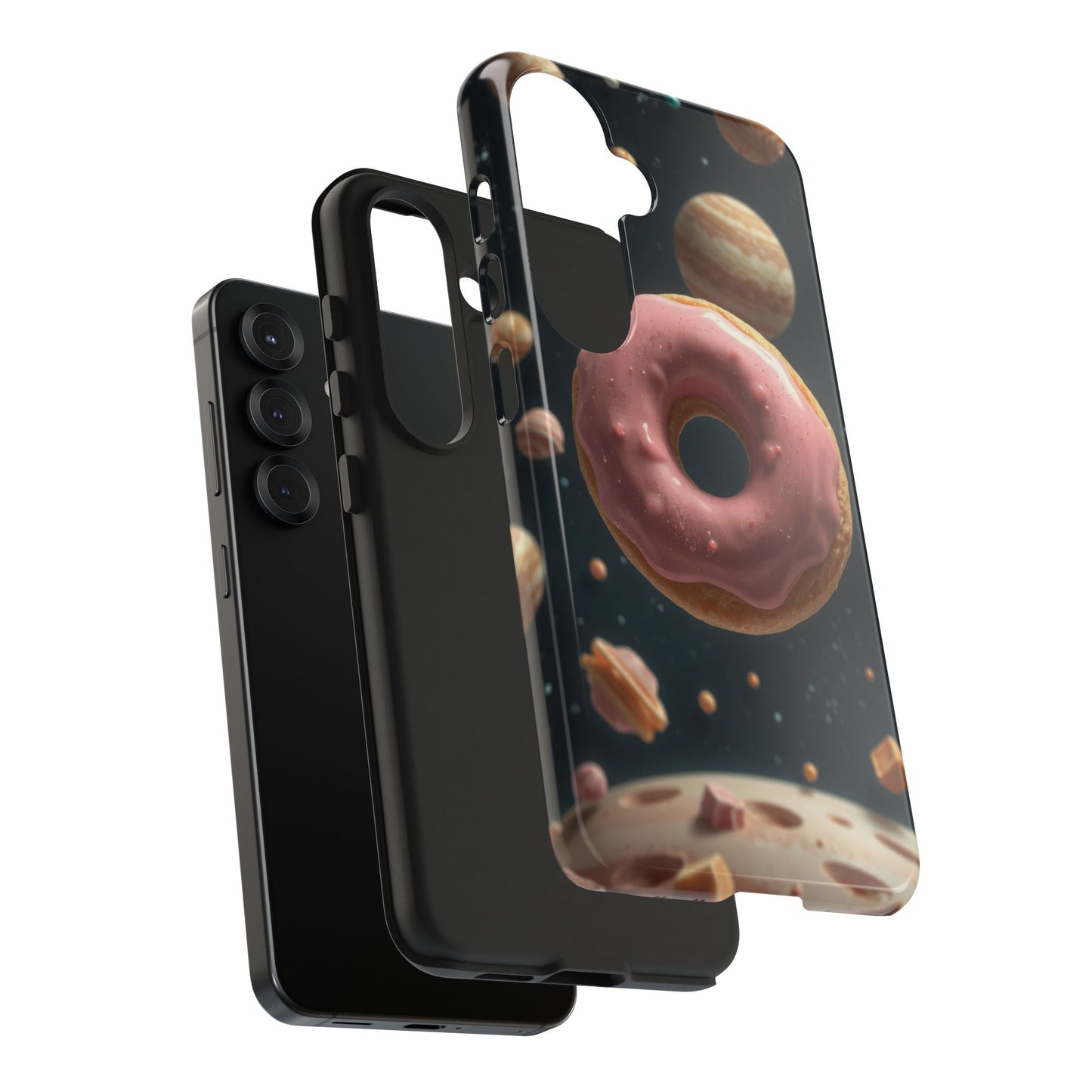 Galaxy Donut Tough Phone Case - Durable & Stylish Protective Cover