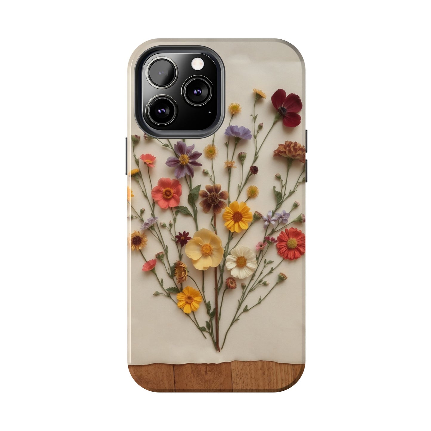 Floral Tough Phone Case - Durable Protection with Nature-Inspired Design