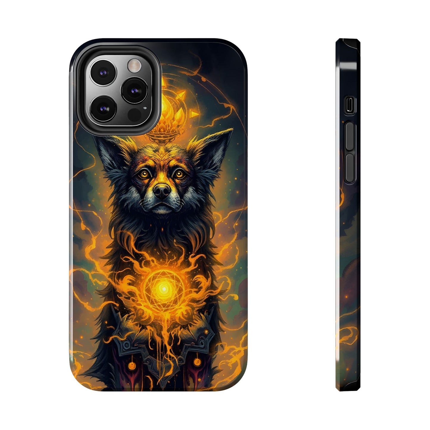 Mystical Dog of Light - Tough Phone Case - Durable Protection with Inspired Artwork - for iPhone