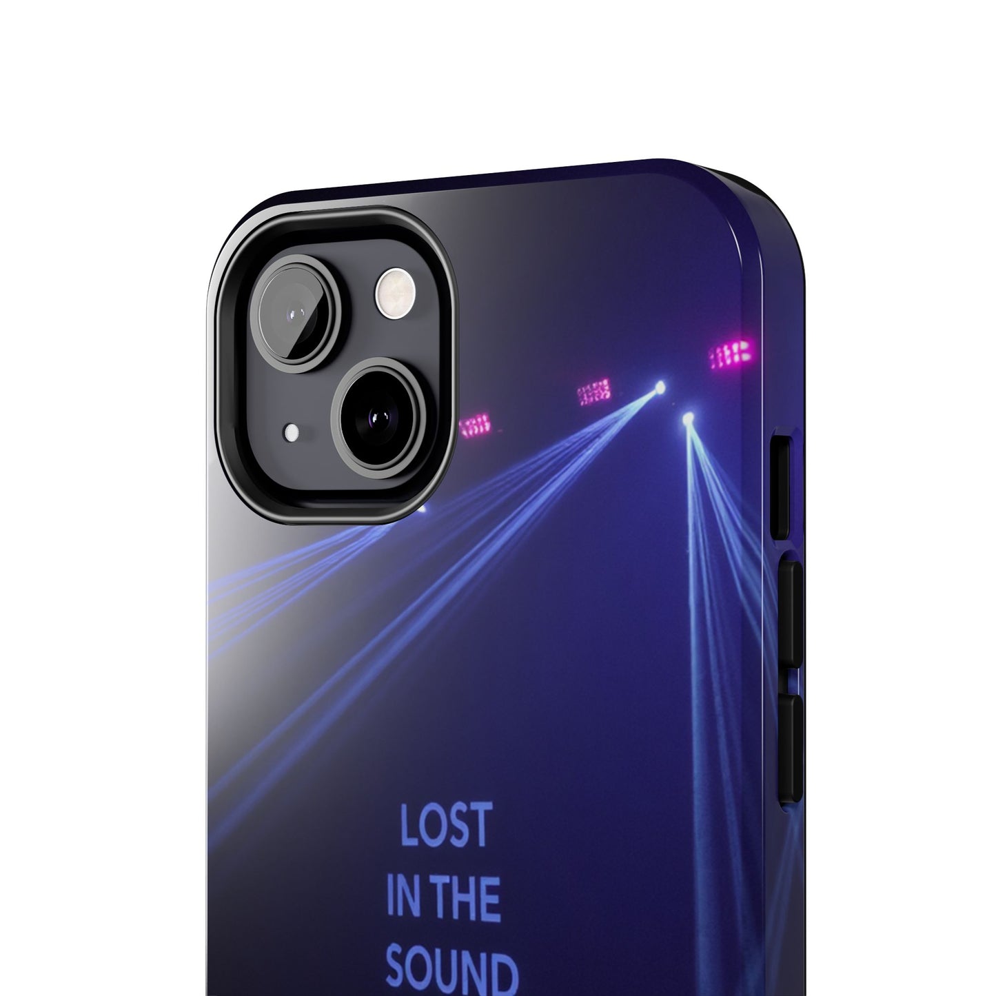 Vibrant Tough Phone Case - 'Lost in the Sound' Design for Music Lovers