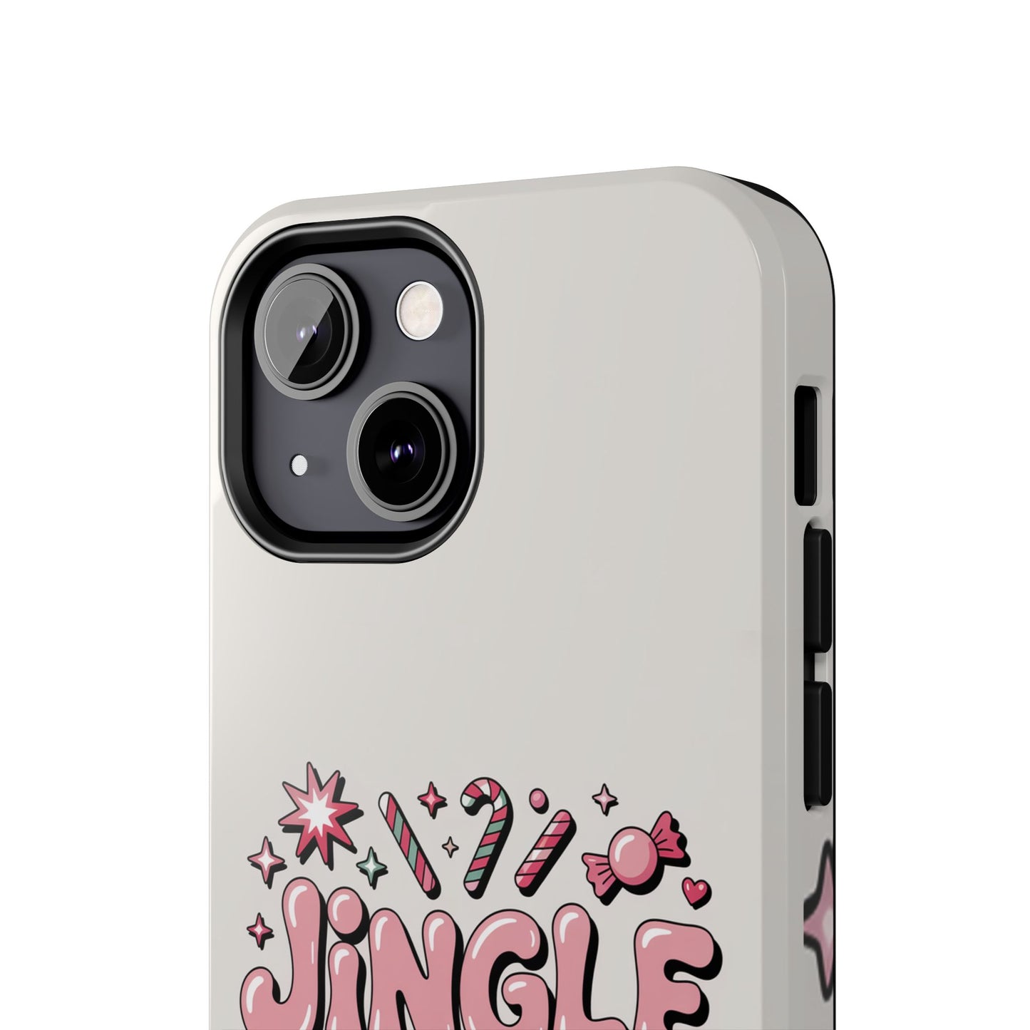 Jingle Babe Tough Phone Case - Festive Holiday Protection for Your iPhone