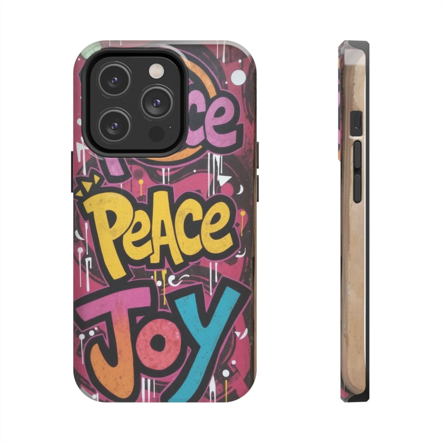 Colorful Peace Joy Tough Phone Case