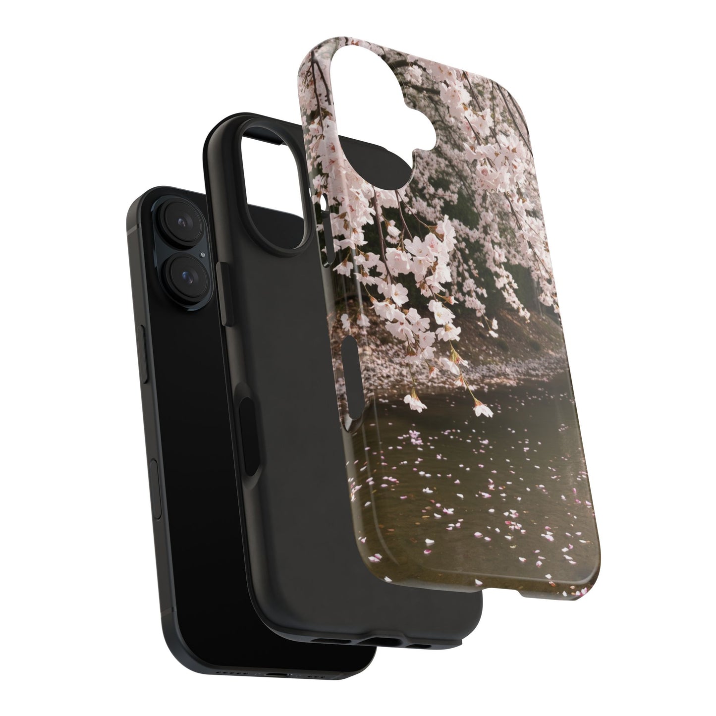 Cherry Blossom Tough Phone Cases - Durable Protection with Floral Serenity