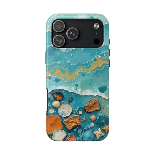 Ocean-Inspired Tough Phone Cases - Coastal Beach Vibe, Easy Accessory for Beach Lovers