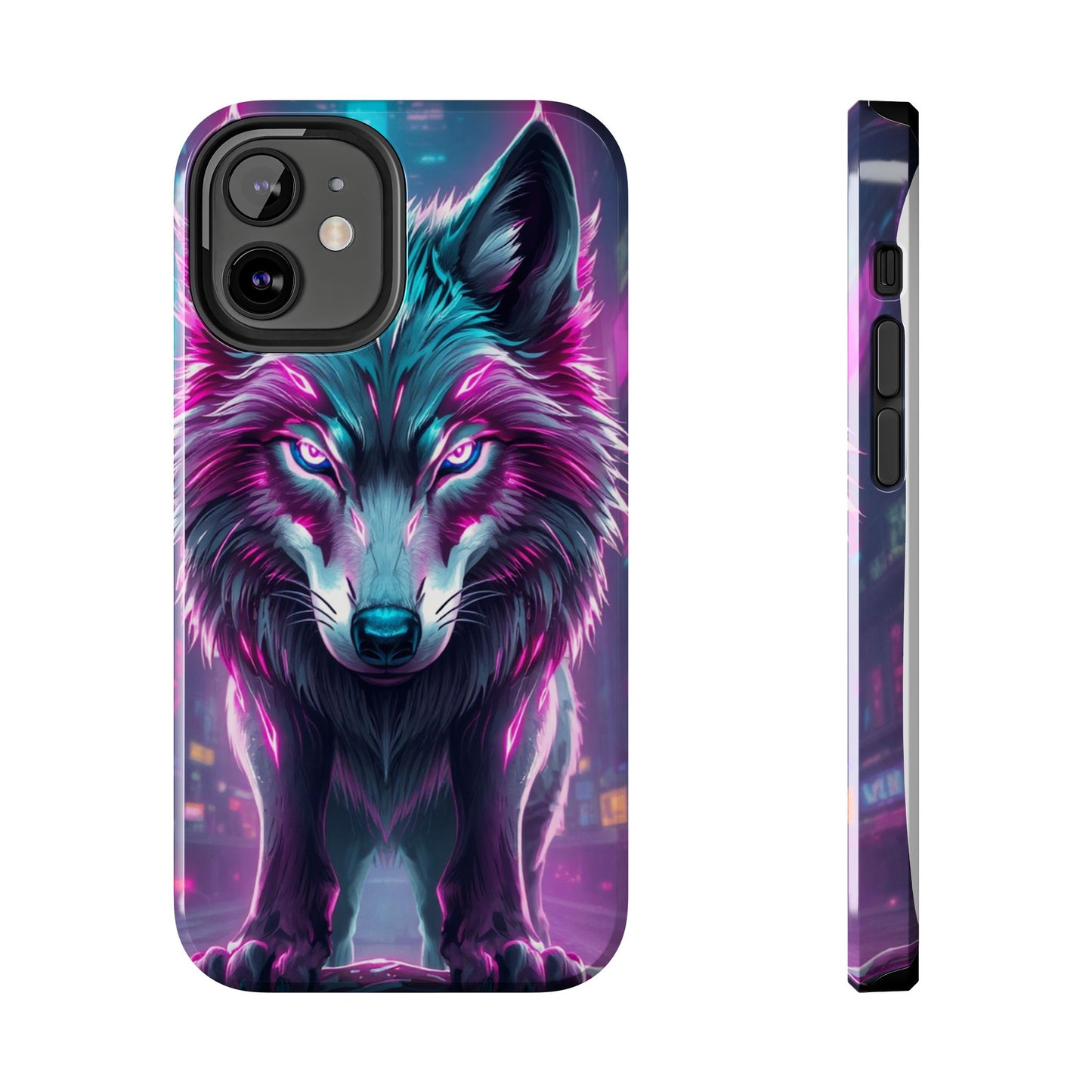 Fierce Wolf Phone Case - Tough & Vibrant Design for Animal Lovers
