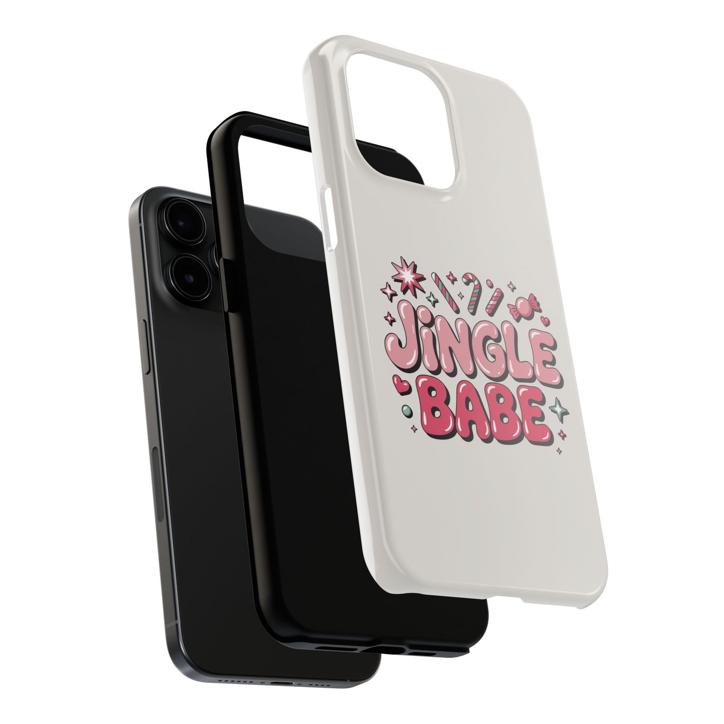 Jingle Babe Tough Phone Case - Festive Holiday Protection for Your iPhone