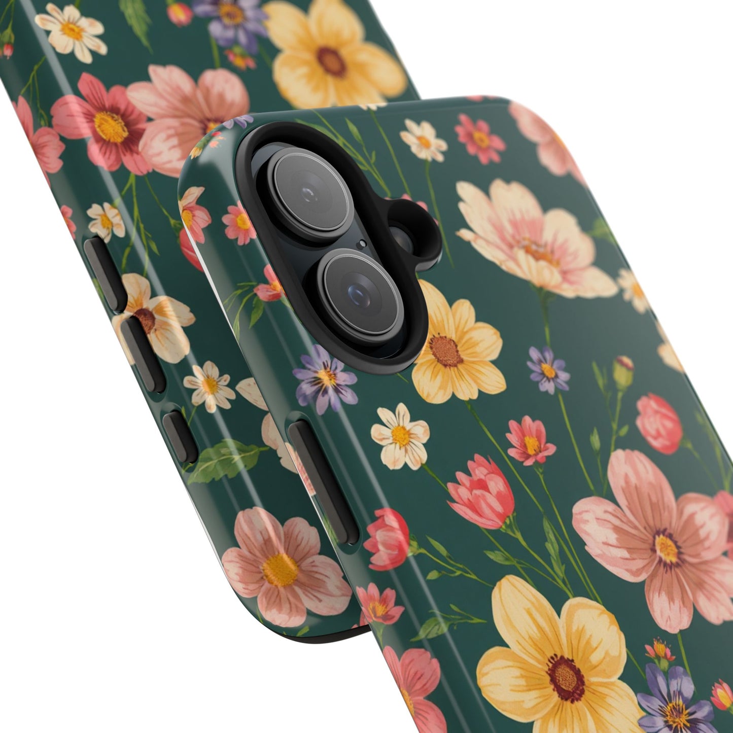 Vintage Spring Flowers Tough Phone Case - Durable Protection for iPhone
