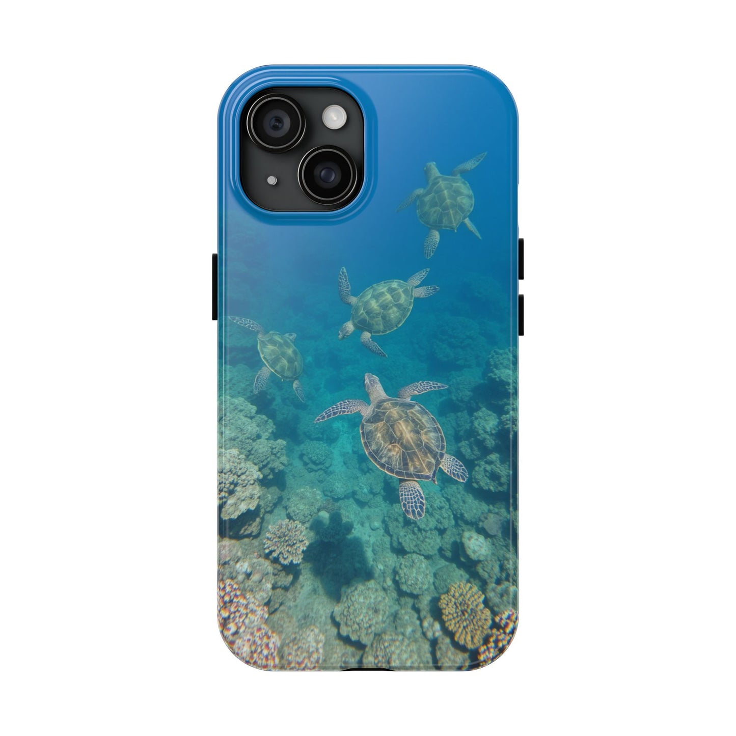 Ocean Turtle Tough Phone Cases - Durable Protection with Marine Art