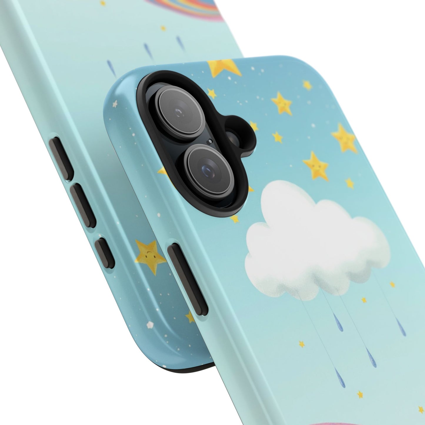 Colorful Rainbow Phone Case - Durable Tough Design for Adventurers