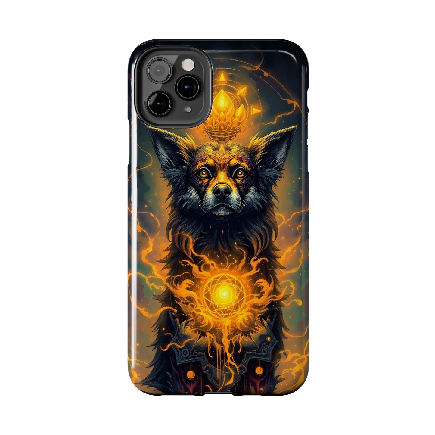 Mystical Dog of Light - Tough Phone Case - Durable Protection with Inspired Artwork - for iPhone