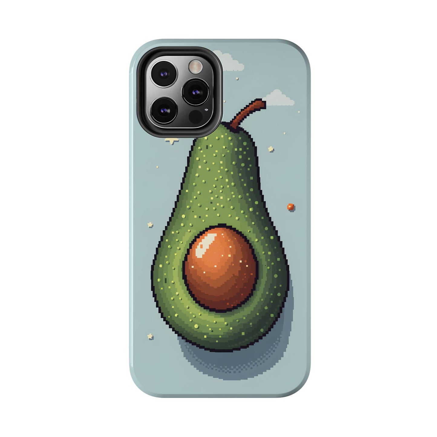 Pixel Avocado Tough Phone Case - Perfect for Foodies & Nature Lovers - for iPhone