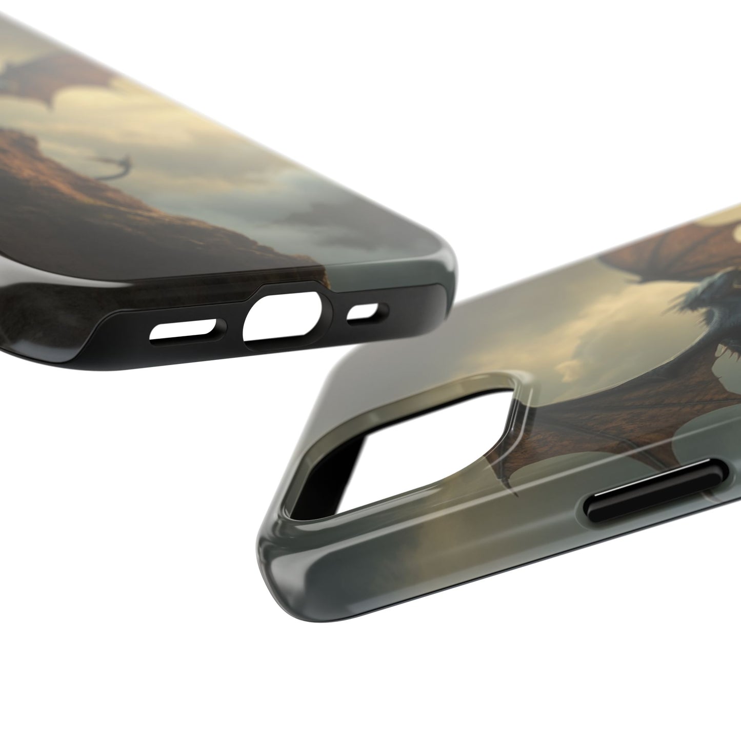 Dragon Fantasy Tough Phone Case - Durable Protection for Adventurers