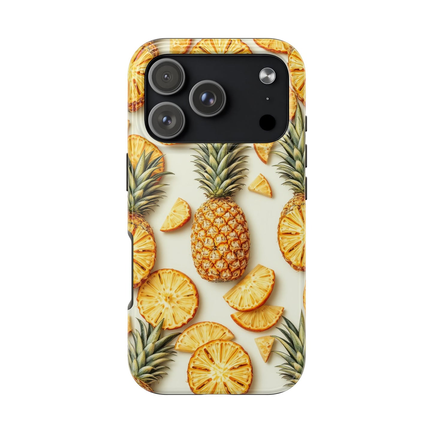 Tropical Pineapple Phone Case - Tough Phone Protector for Summer Vibes