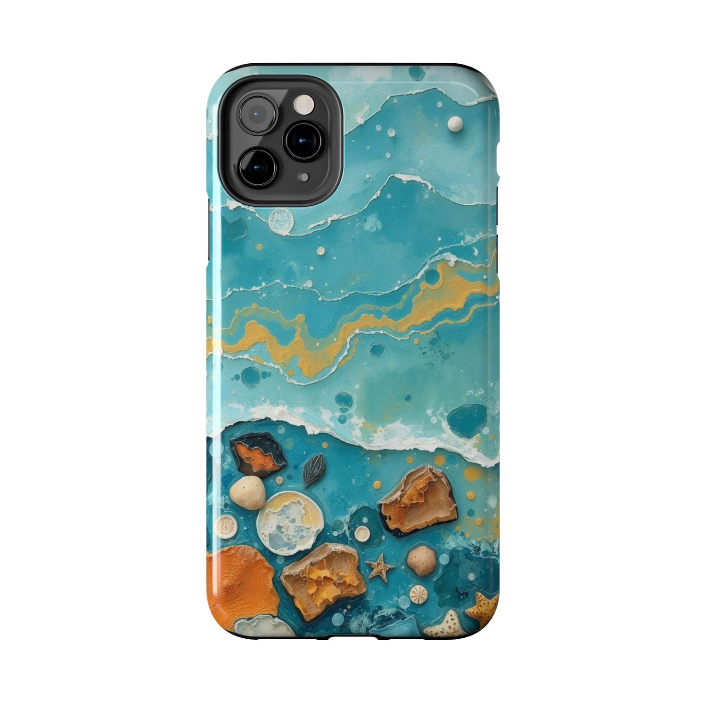 Ocean-Inspired Tough Phone Cases - Coastal Beach Vibe, Easy Accessory for Beach Lovers