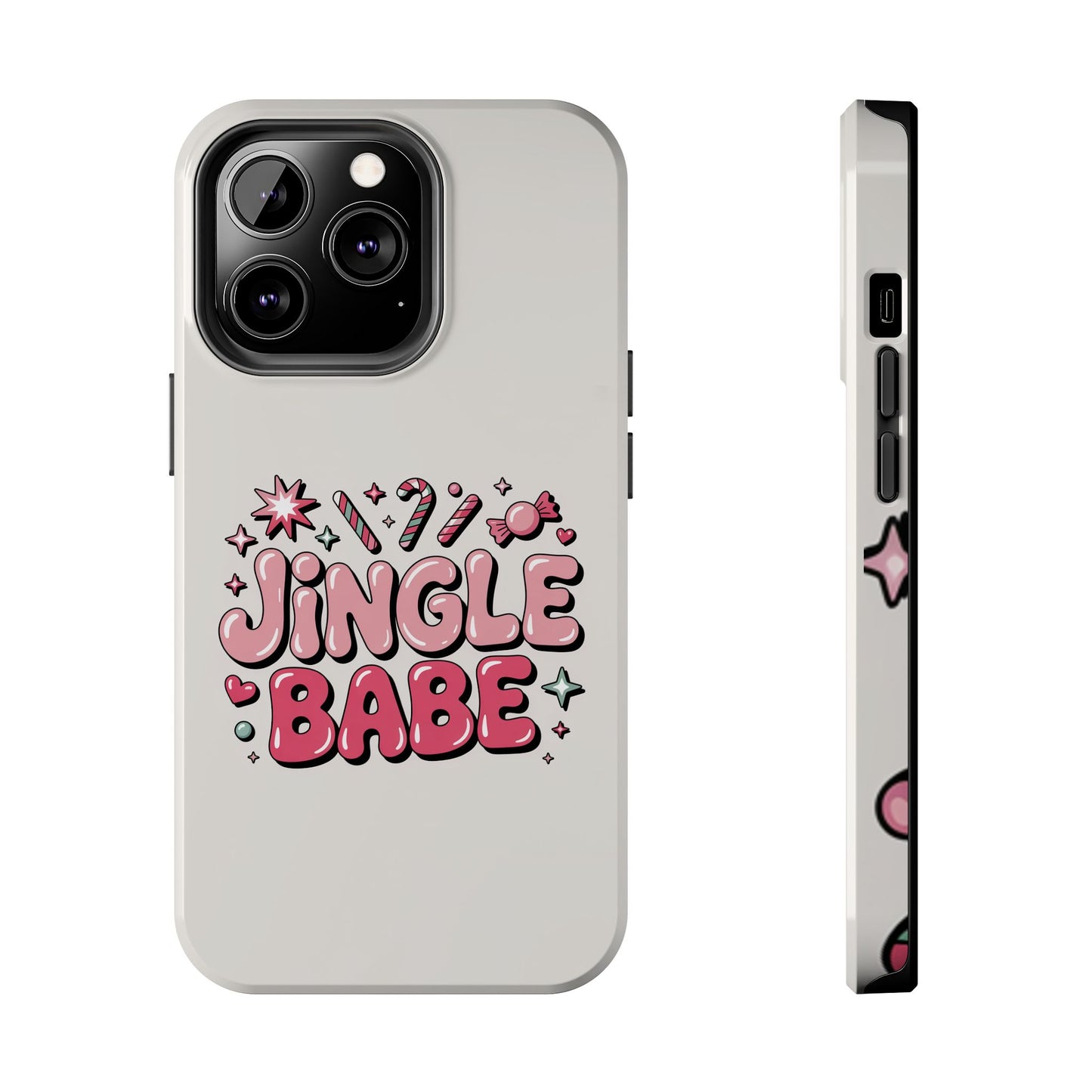 Jingle Babe Tough Phone Case - Festive Holiday Protection for Your iPhone
