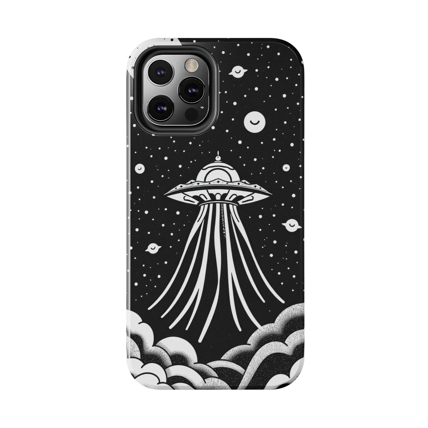 Galaxy UFO Tough Phone Case - Durable Protection with Unique Space Design