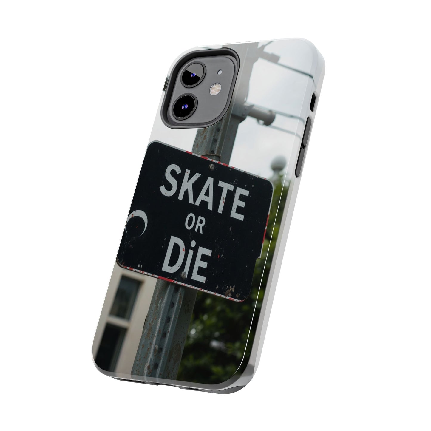 Black Sign Skate or Die Design - Tough Phone Case for iPhone