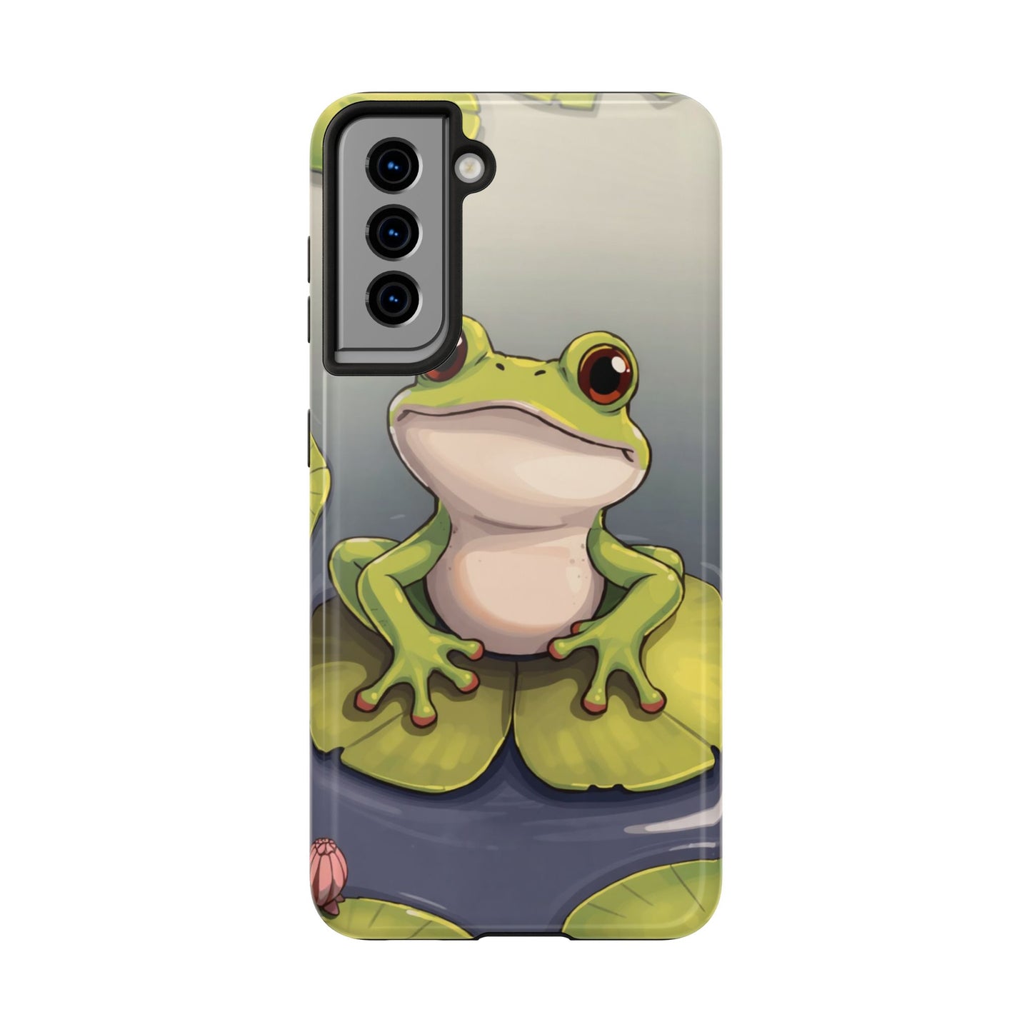 Cute Frog Tough Phone Case - Durable Protection with Nature Vibe