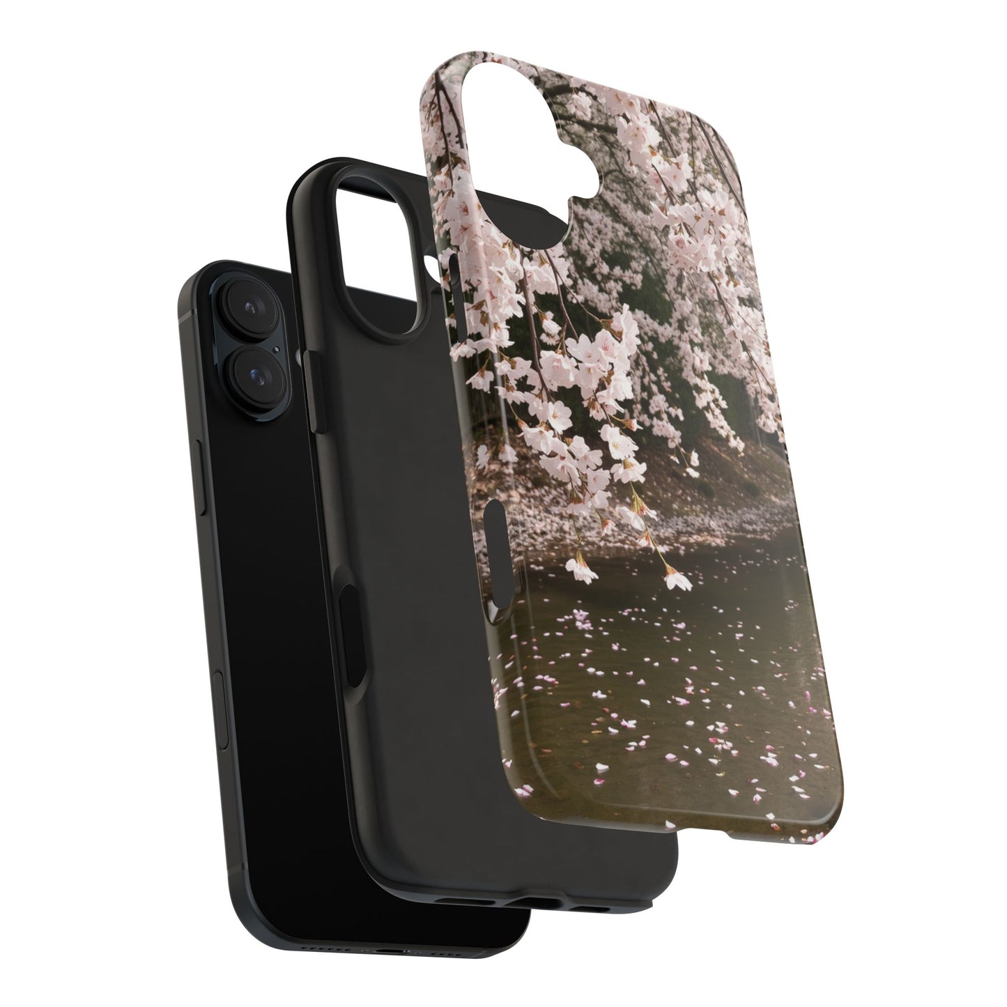 Cherry Blossom Tough Phone Cases - Durable Protection with Floral Serenity