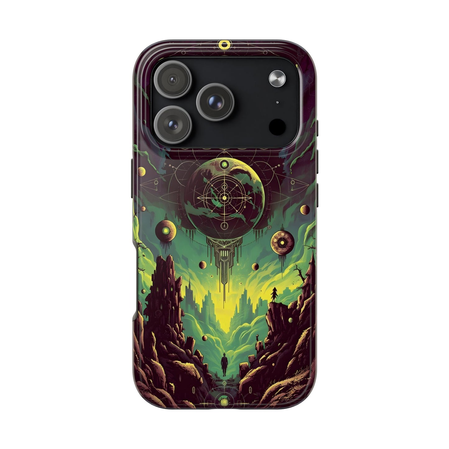 Cosmic Adventure Tough Phone Case - Galaxy Design for Space Enthusiasts - for iPhone