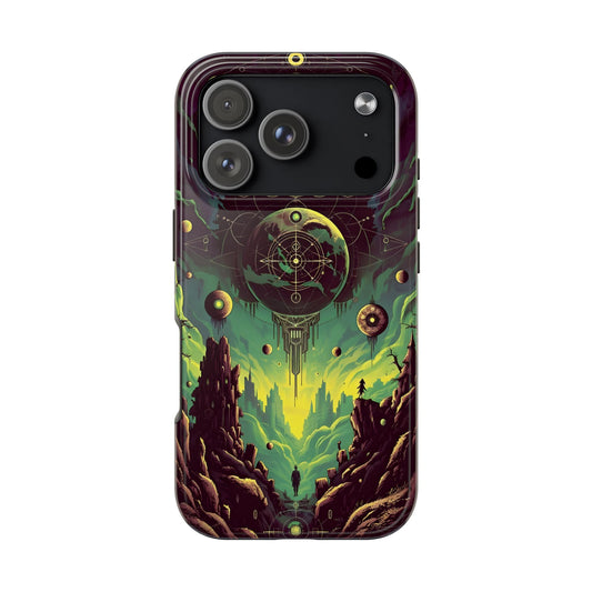 Cosmic Adventure Tough Phone Case - Galaxy Design for Space Enthusiasts - for iPhone
