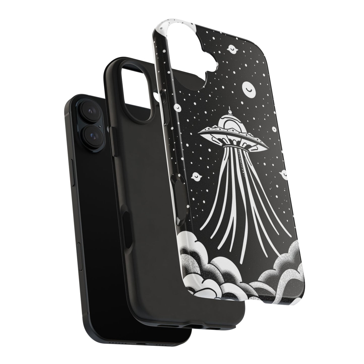Galaxy UFO Tough Phone Case - Durable Protection with Unique Space Design