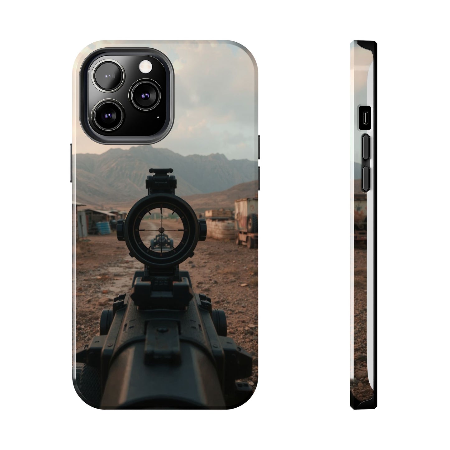 Tough Phone Case - Military Inspired Design with Sniper Scope