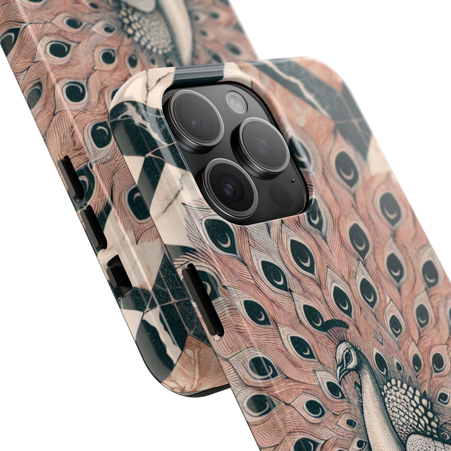 Peacock Tough Phone Case | Stylish & Durable Artwork - for iPhone