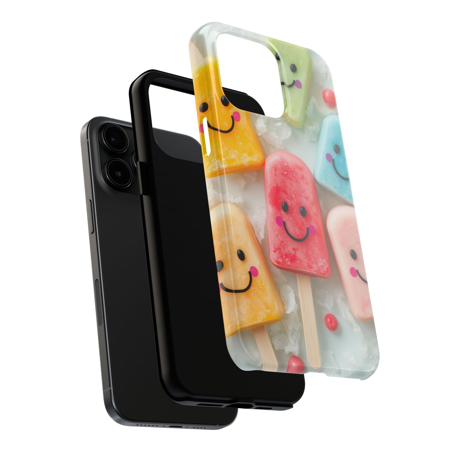 Cute Smile Popsicle Tough Phone Case - Fun Protection for Your Device