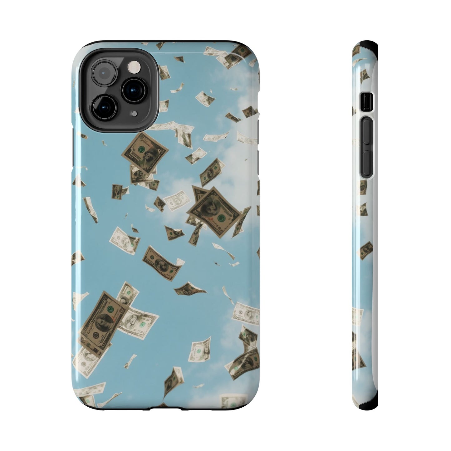 Cinematic Money Rain Phone Case | Tough & Stylish Accessory for Trendsetters, Gift for Birthdays, Graduations, and Celebrations
