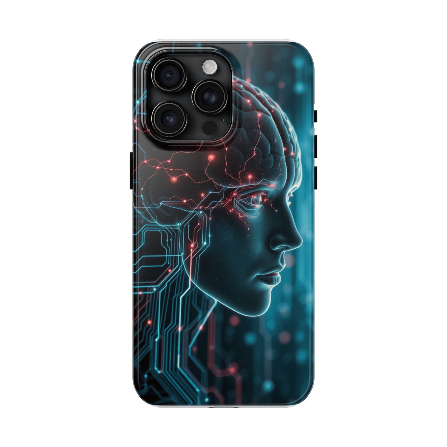 Futuristic Brain Design Tough Phone Case