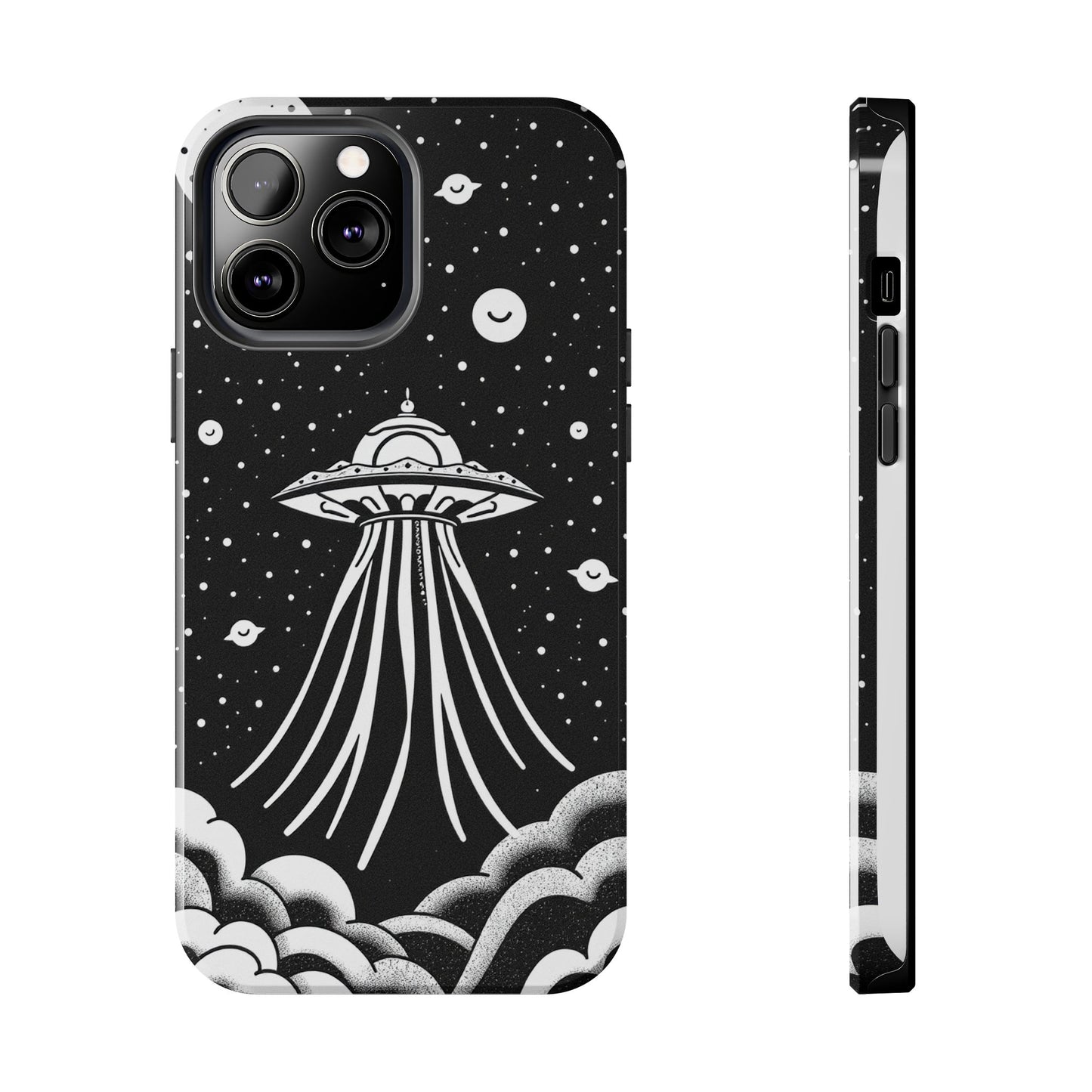 Galaxy UFO Tough Phone Case - Durable Protection with Unique Space Design