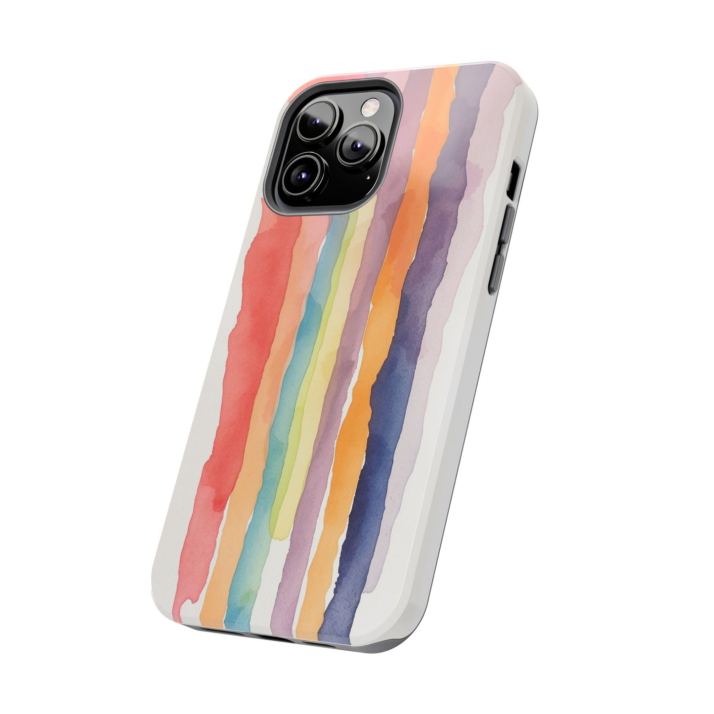 Colorful Watercolor Tough Phone Case - Stylish and Durable Cover for Creative Souls