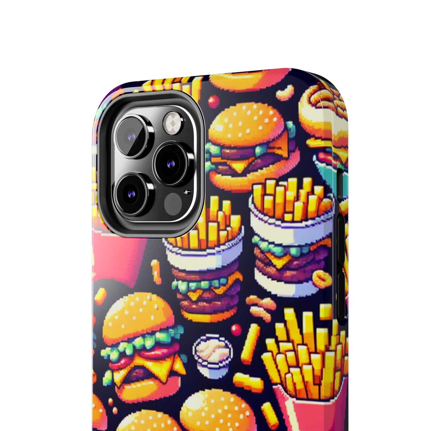 Retro Fast Food Phone Case - Tough and Durable - for iPhone
