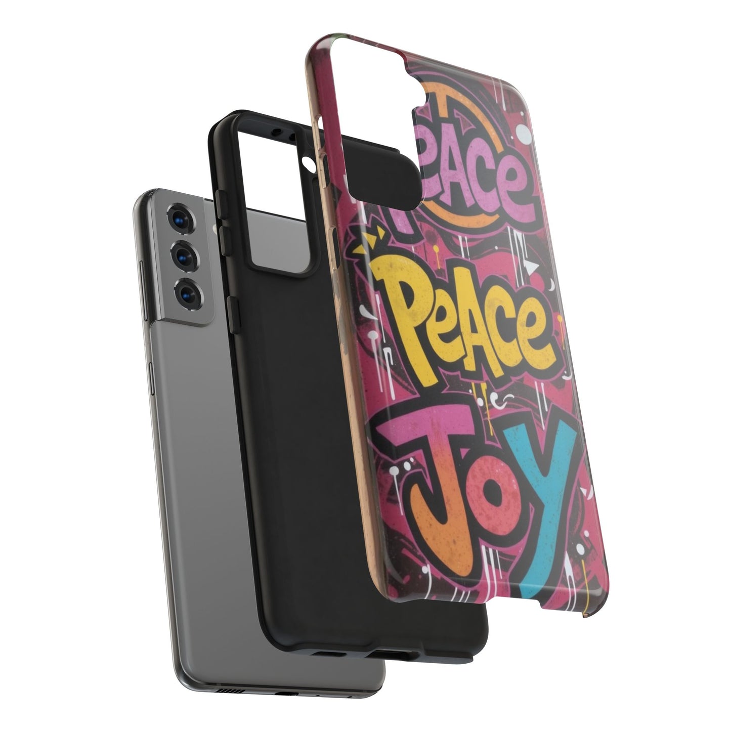 Colorful Peace Joy Tough Phone Case