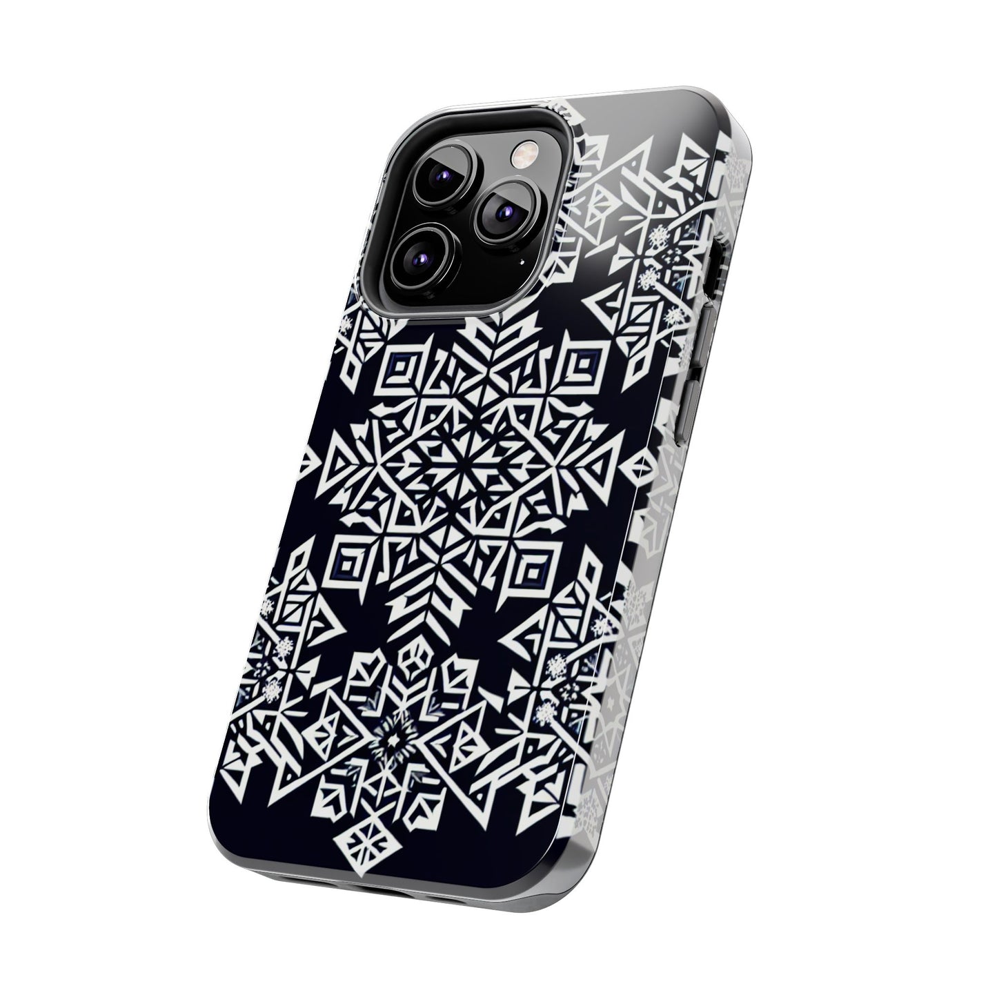 Winter Wonderland Tough Phone Case - Digital Snowflake - for iPhone