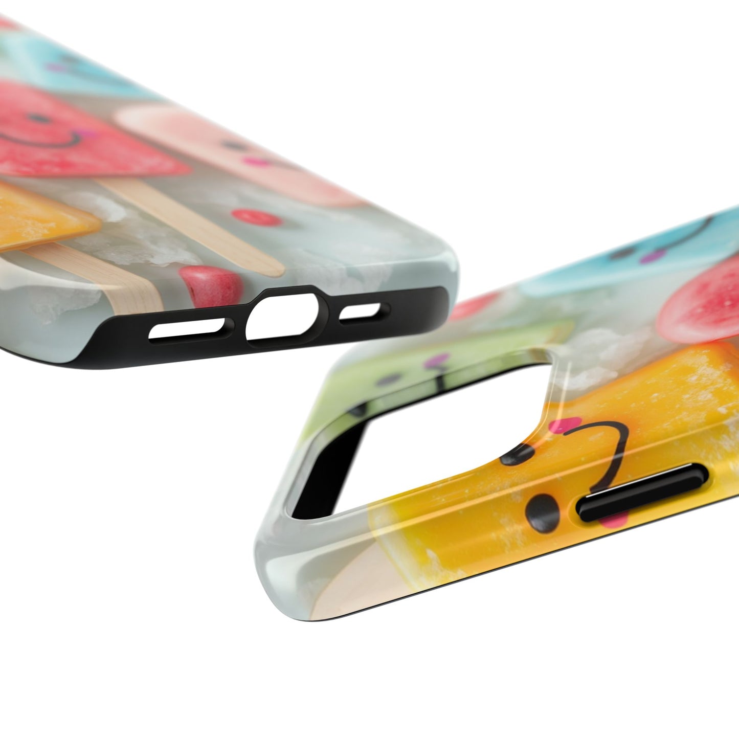 Cute Smile Popsicle Tough Phone Case - Fun Protection for Your Device