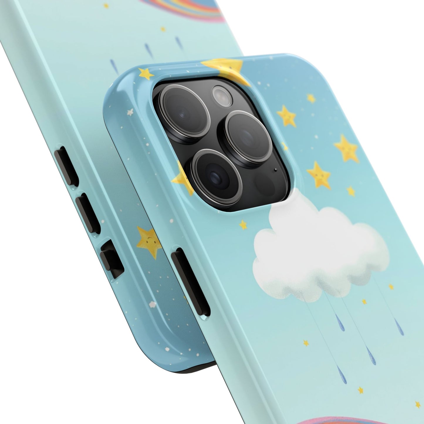 Colorful Rainbow Phone Case - Durable Tough Design for Adventurers